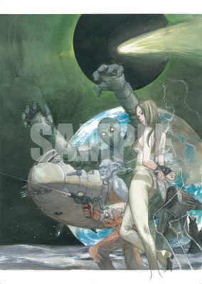 「恐怖の宇宙帝王/暗黒星大接近!」表紙左